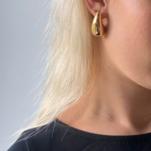 Teardrop earrings medium