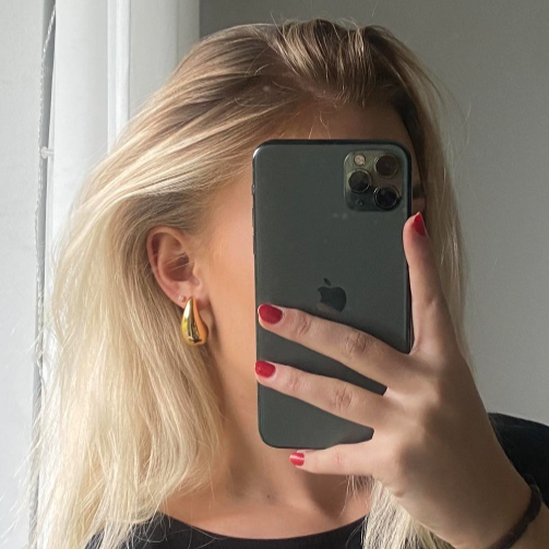 Teardrop earrings medium