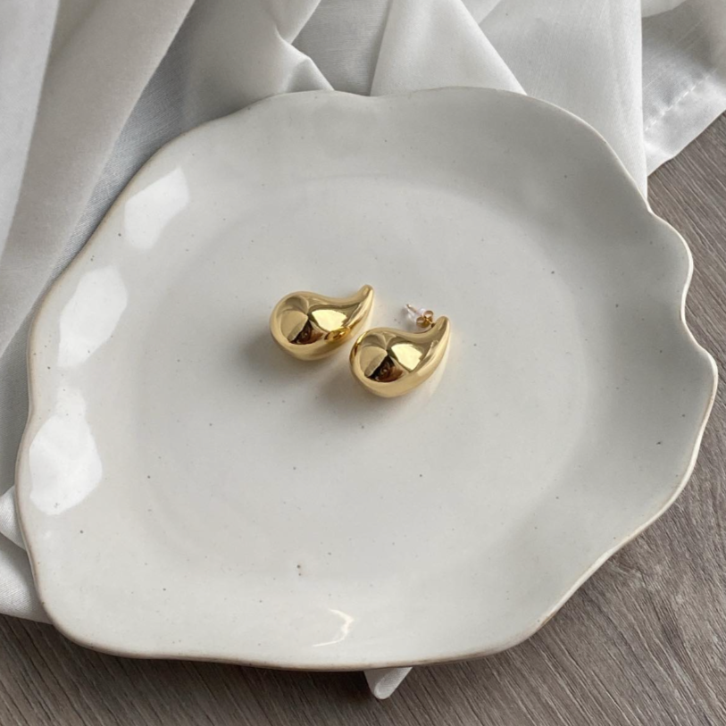 Teardrop earrings large