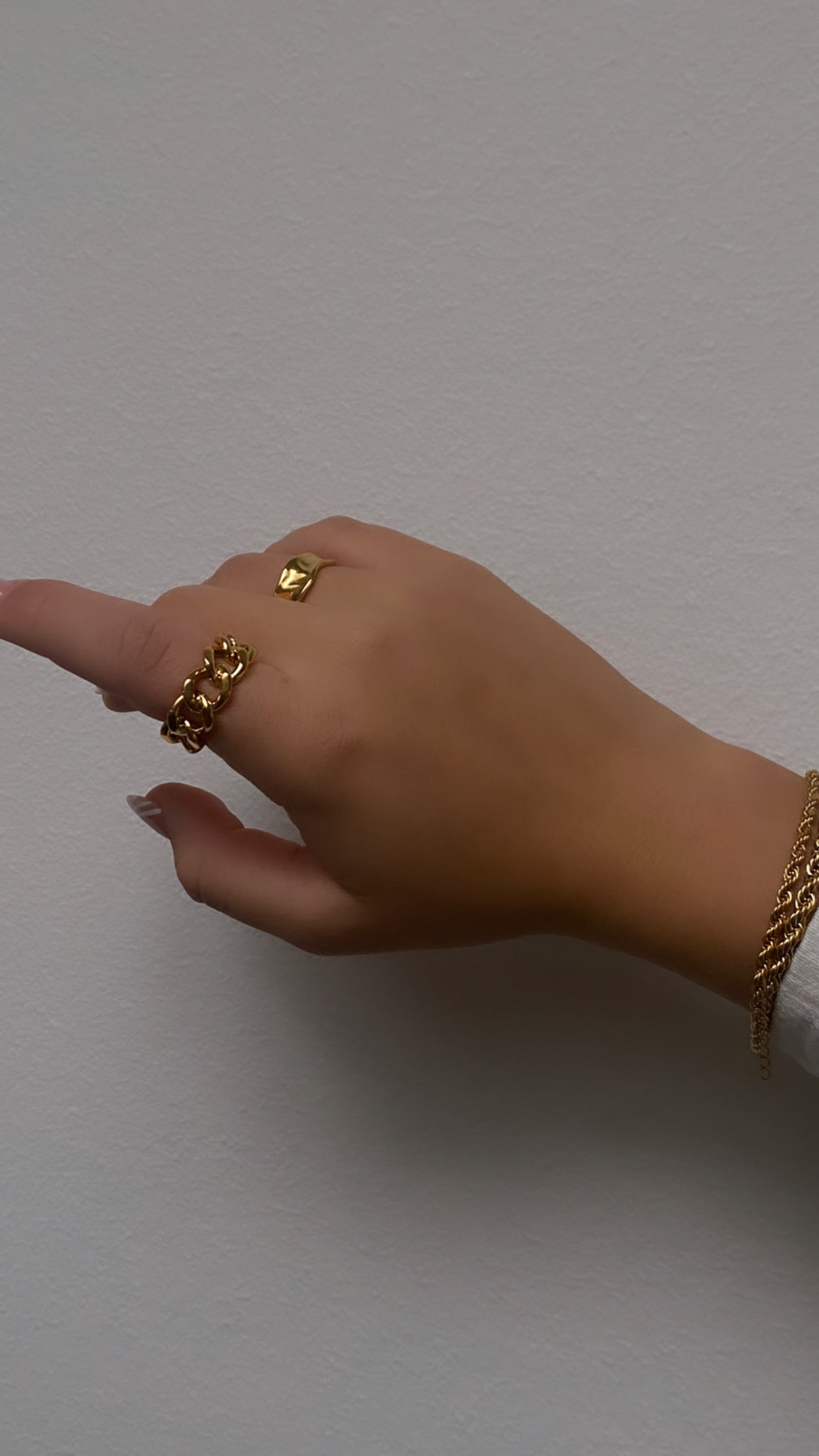 Panzer ring - Guld