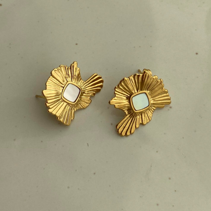 Guld blad - perlemor