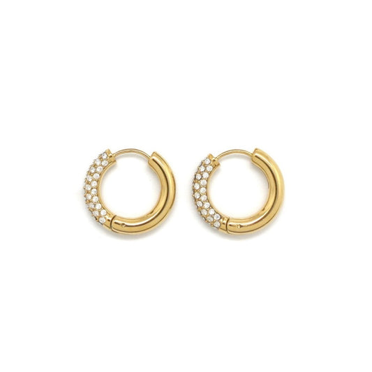 Crystal hoops M