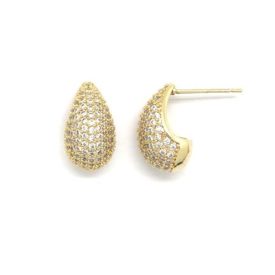 Teardrop Crystal Earring M