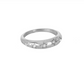 Dome Crystal Ring Silver S