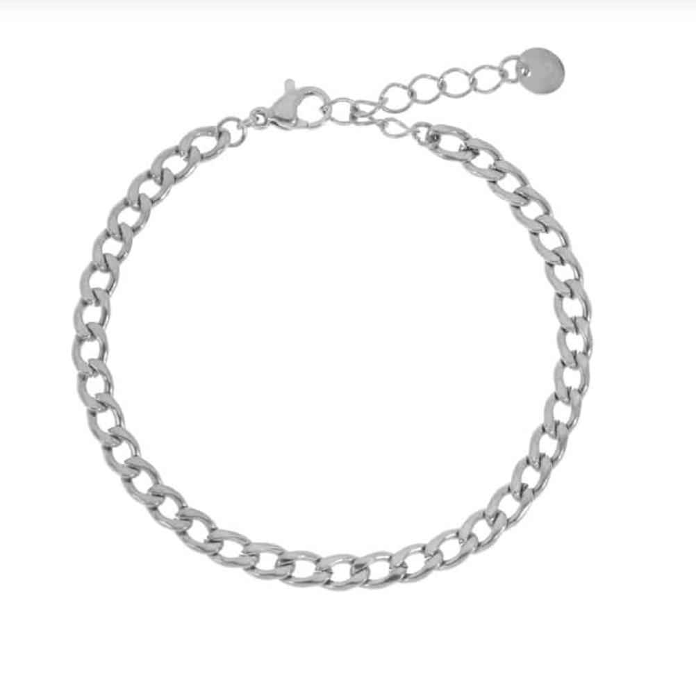 Panzer armbånd sølv - lille