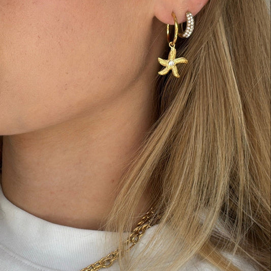 Starfish øreringe